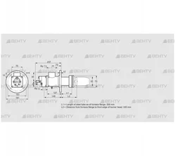 BIC 65/50HBR-200/335-(108)ER (84199339) Газовая горелка Kromschroder