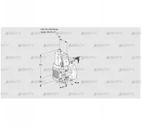 VAS3-/50F/NKGR (88011617) Газовый клапан Kromschroder