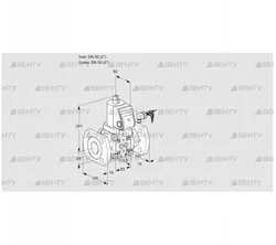 VAS350F/NWSR (88015644) Газовый клапан Kromschroder