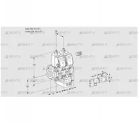 VCG1E15R/15R05NGEWR/2--3/PPPP (88104427) Клапан с регулятором соотношения Kromschroder