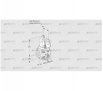 VAS3T50N/NQSR (88006035) Газовый клапан Kromschroder