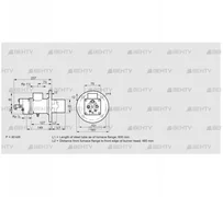 BIO 50HB-600/485-(37)DB (84199146) Газовая горелка Kromschroder