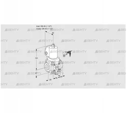 VAS240R/NWGL (88019412) Газовый клапан Kromschroder