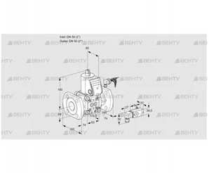 VAS350F/NW (88010695) Газовый клапан Kromschroder