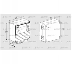 BCU460-5/1LW3GBP (88611484) Блок управления горением Kromschroder