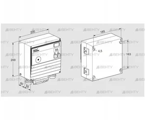 BCU460-5/1LW3GBP (88611484) Блок управления горением Kromschroder