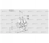 VCG2E25R/25R05NGKVQR3/PPPP/PPPP (88100994) Клапан с регулятором соотношения Kromschroder