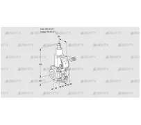 VAS350R/LQ (88000055) Газовый клапан Kromschroder