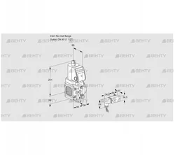 VAS3T-/40N/NQGR (88019668) Газовый клапан Kromschroder