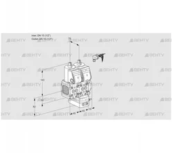 VCG1E15R/15R05FNGEWR/PPPP/PPPP (88105804) Клапан с регулятором соотношения Kromschroder