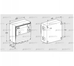 BCU465-5/1LW3GBA (88612969) Блок управления горением Kromschroder