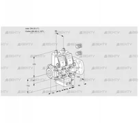 VCH2E25R/40F05NHEVWR3/PPPP/PPPP (88101881) Клапан с регулятором расхода Kromschroder