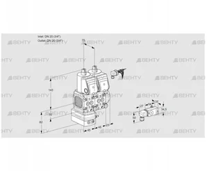 VCD1E20R/20R05FD-50NWR/2-PP/PPPP (88103266) Регулятор давления Kromschroder