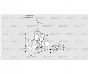 VAS350F/NW (88034038) Газовый клапан Kromschroder