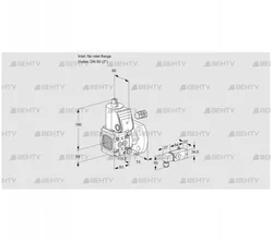 VAS3-/50F/NW (88013354) Газовый клапан Kromschroder