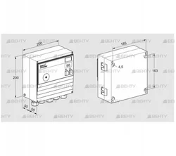 BCU465-5/1LW3GBA (88611826) Блок управления горением Kromschroder