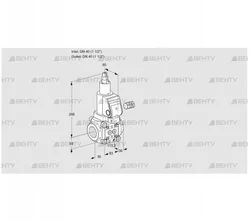 VAS340R/LWSR (88020298) Газовый клапан Kromschroder