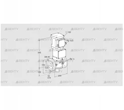 VK 40F10T5A93DS (85312020) Газовый клапан с приводом Kromschroder