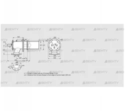 ZIC 200HB-0/235-(21)D (84277517) Газовая горелка Kromschroder