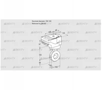 IBAF100/80Z05/20-60W3T (88302152) Дроссельная заслонка Kromschroder