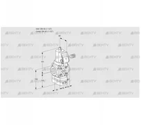 VAD240R/NWSR-50A (88021435) Газовый клапан с регулятором давления Kromschroder