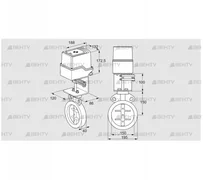 IDR150Z03D100AU/50-60W30TR10 (88303456) Дроссельная заслонка Kromschroder