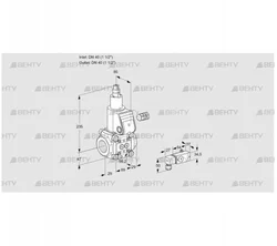 VAS240R/LW (88019589) Газовый клапан Kromschroder