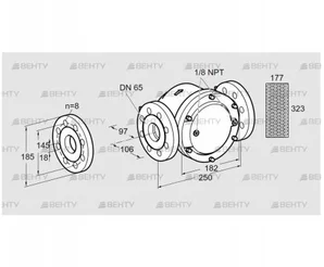 GFK 65TA40-3 (81942610) Газовый фильтр Kromschroder