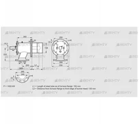 ZIO 200RBZ-150/135-(29)D (84199116) Газовая горелка Kromschroder