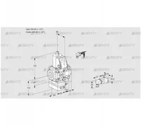 VAD2E40R/40R05D-50VWR/-3/-3 (88102775) Газовый клапан с регулятором давления Kromschroder