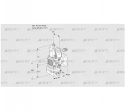 VAD2-/40F/NW-100A (88015542) Газовый клапан с регулятором давления Kromschroder