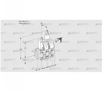 VCS2E25R/25R05NLWR3/PPPP/PPPP (88104345) Сдвоенный газовый клапан Kromschroder