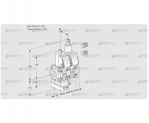 VCD2E40R/40R05D-25LWR3/PPPP/PPPP (88100495) Регулятор давления Kromschroder