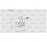 VCS1E15R/15R05NNWR/PPPP/PPPP (88100171) Сдвоенный газовый клапан Kromschroder