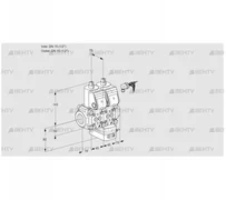 VCG1E15R/15R05NGKWR/PPPP/PPPP (88105324) Клапан с регулятором соотношения Kromschroder