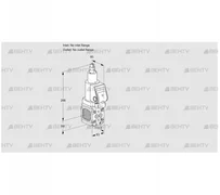 VAS3T-/LKSR (88030636) Газовый клапан Kromschroder