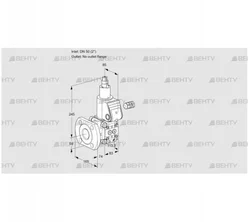 VAS350/-F/LW (88005193) Газовый клапан Kromschroder