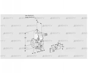 VAS350R/NW (88031357) Газовый клапан Kromschroder