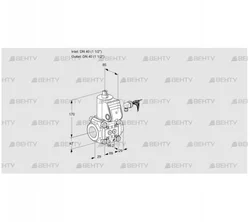 VAS240R/NW (88001560) Газовый клапан Kromschroder