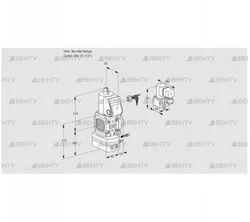 VAG1-/15R/NWBE (88025684) Газовый клапан с регулятором соотношения Kromschroder