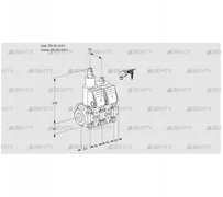 VCS1E20R/20R05LNWR/PPPP/PPPP (88100338) Сдвоенный газовый клапан Kromschroder