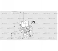 VCH2E40R/40R05NHEVWL/PPPP/PPPP (88104054) Клапан с регулятором расхода Kromschroder