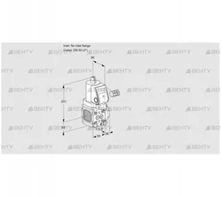 VAS3-/50R/NQSR (88002951) Газовый клапан Kromschroder