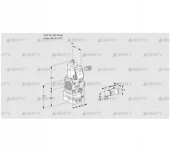 VAD1-/20R/NW-100A (88018108) Газовый клапан с регулятором давления Kromschroder