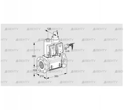 VCS8100F05NLKGRB/PPPP/PPPP (88203098) Сдвоенный газовый клапан Kromschroder