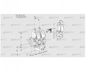 VCD1E20R/20R05ND-50WR/PPPP/PPZS (88107805) Регулятор давления Kromschroder