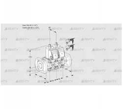 VCS2E40F/40F05NNKR6/PPPP/PPPP (88104274) Сдвоенный газовый клапан Kromschroder