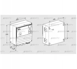 BCU465-5/1L5W3GBS2AB1/1 (88611317) Блок управления горением Kromschroder