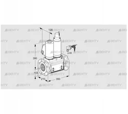 VCS8100F05NLKGLB/PPPP/PPPP (88203707) Сдвоенный газовый клапан Kromschroder