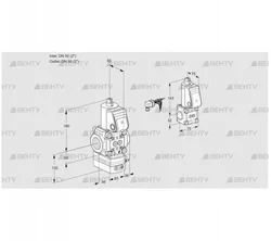 VAG3E50R/50R05GKWR/PP/ZS (88102855) Газовый клапан с регулятором соотношения Kromschroder